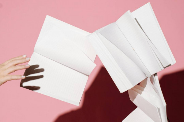 Aufbruch für die Buchmesse.