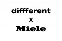 Logos von diffferent, der Strategieberatung für neues Wachstum, und Miele vor weißem Hintergrund